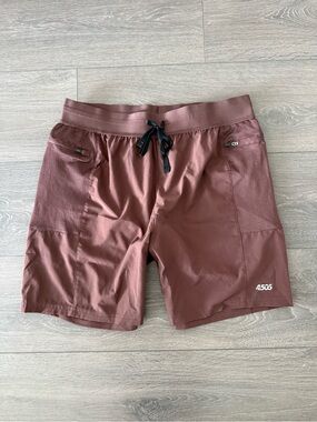 ASOS Men's Maroon Athletic Shorts workout travel hiking outdoor sports Medium